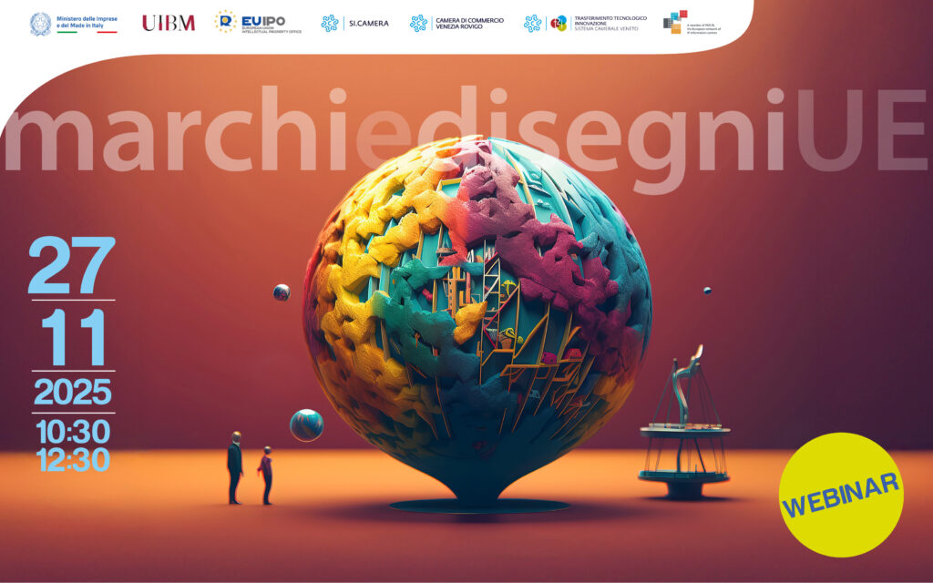 Save the date evento 27 novembre 2025 - Marchi e disegni UE